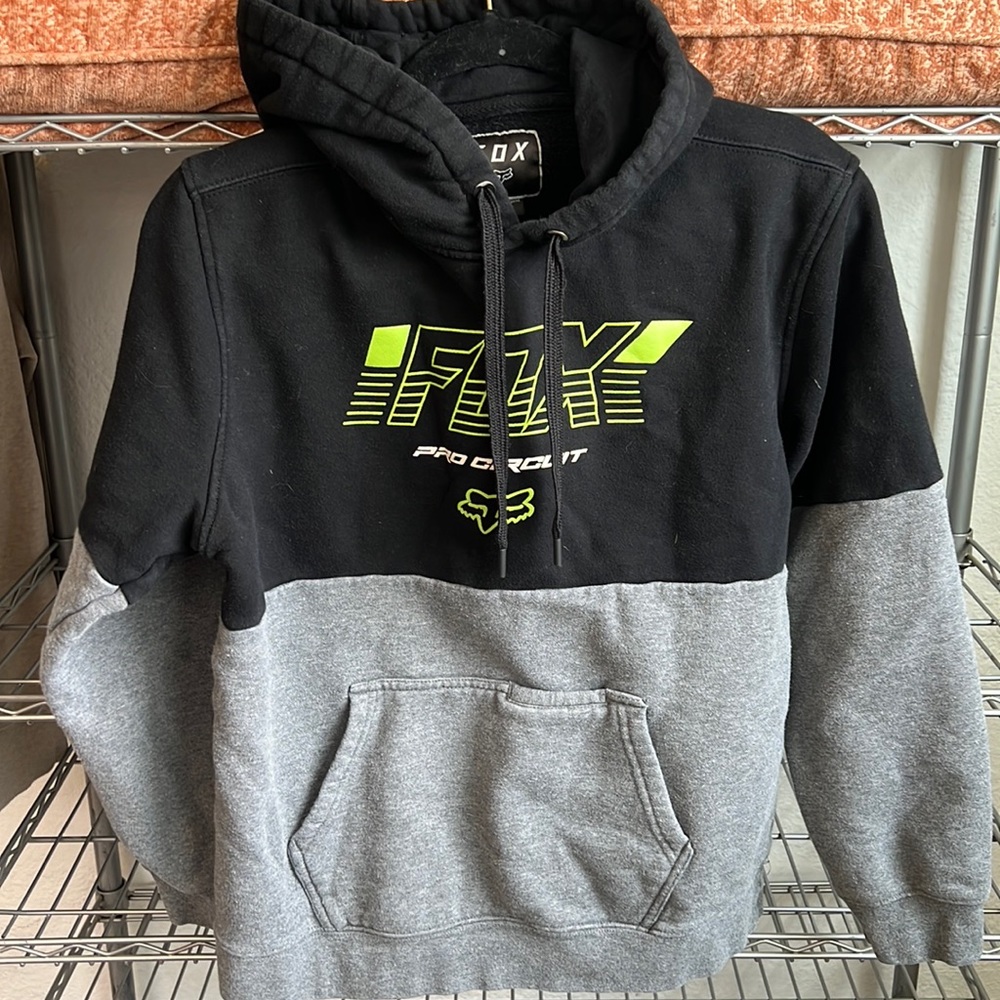 Women’s small Fox Riding sweatshirt hoodie
